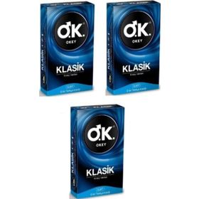 Okey Klasık 3x10 Adet Prezervatıf