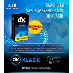Okey Klasik 40'lı Prezervatif