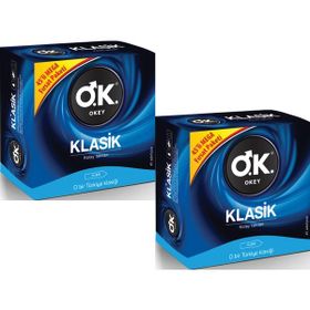 Okey Klasik 45'li x 2 Paket Prezervatif