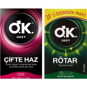 Okey Nirvana 20'li ve Rötar 20'li Prezervatif
