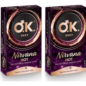 Okey Nirvana Hot 10x2 Adet Prezervatif