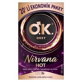 Okey Nirvana Hot 20'li Prezervatif