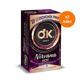 Okey Nirvana Hot 20x2 Adet Prezervatif
