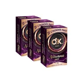 Okey Nirvana Hot 20x3 Adet Prezervatif