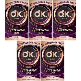 Okey Nirvana Hot 20x5 Adet Prezervatif