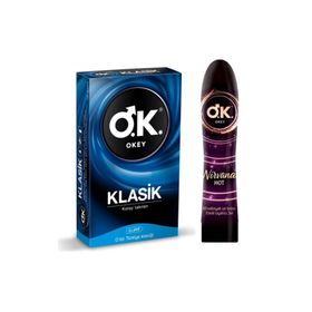 Okey Prezervatif Ve Kayganlaştırıcı Set