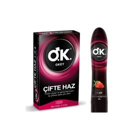 Okey Prezervatif Ve Kayganlaştırıcı Set