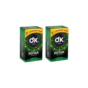 Okey Rotar 20'li 2 Adet Prezervatif