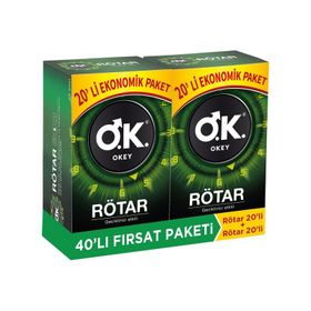 Okey Rotar 20'li 2 Adet Prezervatif