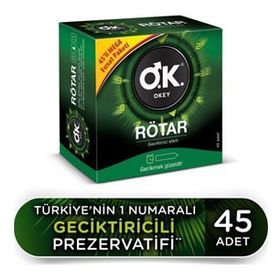 Okey Rötar 45'li Fırsat Paketi Geciktiricili Prezervatif