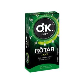 Okey Rötar Max 10'lu Prezervatif