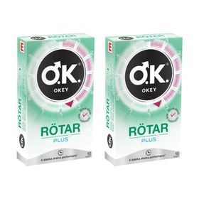 Okey Rötar Plus 2x10'lu Prezervatif