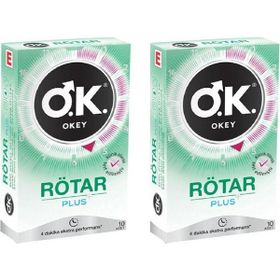 Okey Rötar Plus 2x10'lu Prezervatif