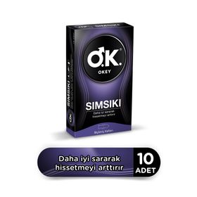 Okey Sımsıkı 10 Adet Prezervatif