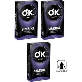 Okey Sımsıkı 3 Adet 10'lu Paket Prezervatif