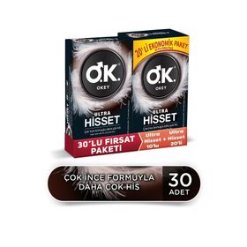 Okey Ultra Hisset 30'lu Prezervatif