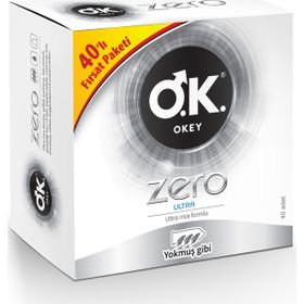Okey Zero 40'lı Prezervatif