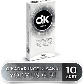 Okey Zero Extra İnce Formlu 10 Adet Prezervatif