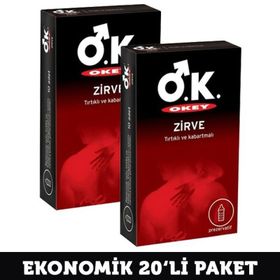 Okey Zirve 2 Adet 10'lu Prezervatif