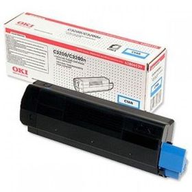 Oki 42804539 C3200 Yüksek Kapasite Mavi Orjinal Toner