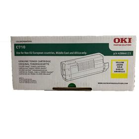 Oki 43866121 Sarı Orijinal Toner