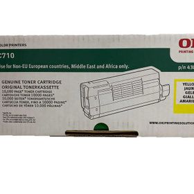 Oki 43866121 Sarı Orijinal Toner