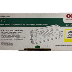 Oki 43866121 Sarı Orijinal Toner