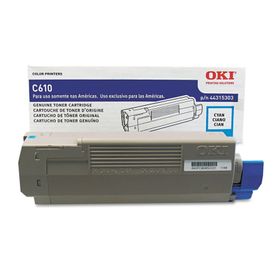 Oki 44315303 C610 Mavi Orjinal Toner
