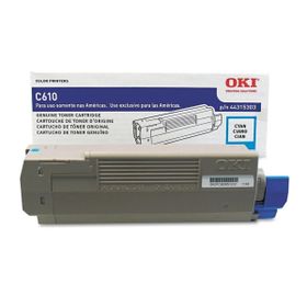 Oki 44315303 C610 Mavi Orjinal Toner