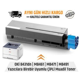 Oki B431-44917608 Muadil Toner