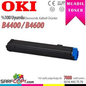 Oki B4400-43502004 Muadil Toner
