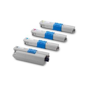 Oki C301, C321 Uyumlu 4 Renk Muadil Toner