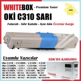 Oki C310-44469714 Sarı Muadil Toner