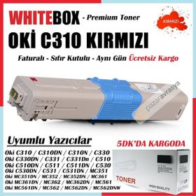 Oki C310-44469715 Kırmızı Muadil Toner