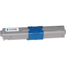 Oki C310 Mavi Toner Çipi