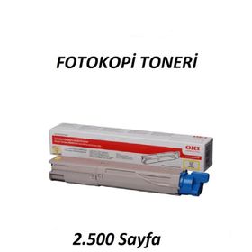 Oki C3300 C3400 C3450 C3600 43459345 HC Sarı Toner