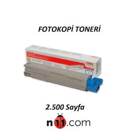 Oki C3300 C3400 C3450 C3600 43459347 HC Mavi Toner