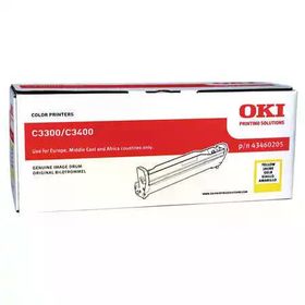 Oki C3300/C3400/C3450/C3600 43460205 Sarı Orijinal Drum Ünitesi