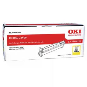 Oki C3300/C3400/C3450/C3600 43460205 Sarı Orijinal Drum Ünitesi