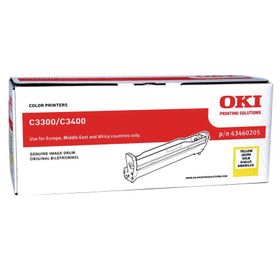 Oki C3300/C3400/C3450/C3600 43460205 Sarı Orijinal Drum Ünitesi