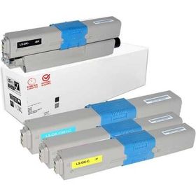 Oki C330DN-C331 C331DN 4 Renk Uyumlu Muadil Toner