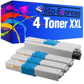 Oki C332 Tüm Renkler Muadil Toner Seti