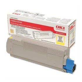 Oki C5550-43324441 Sarı Orjinal Toner