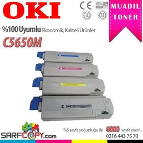 Oki C5650-43872322 Kırmızı Muadil Toner