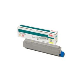 Oki C5850-43865741 Sarı Orjinal Toner