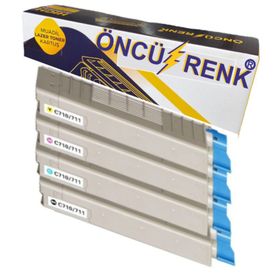 Oki C610 Mavi Muadil Toner