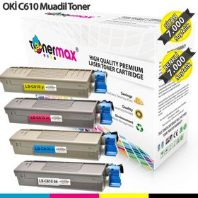 Oki C610 Siyah Muadil Toner