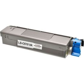Oki C610 Siyah Muadil Toner