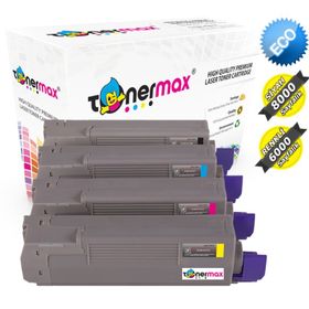 OKI C612 MAVİ MUADİL TONER