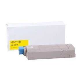 Oki C710-44318621 Sarı Muadil Toner